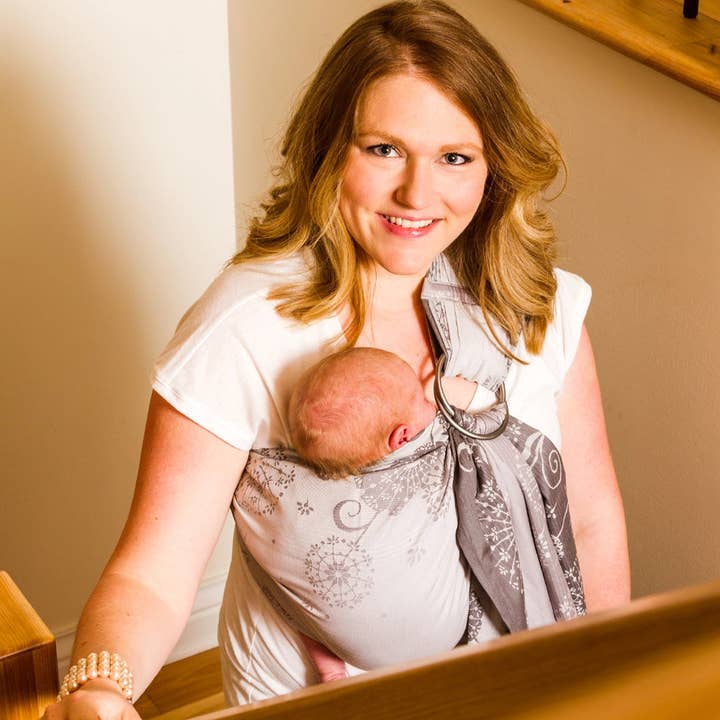 REMOVED BRAND – wholesale Babylinda – Justerbar vävd halsduk (ringsele) | Dandelion Lune