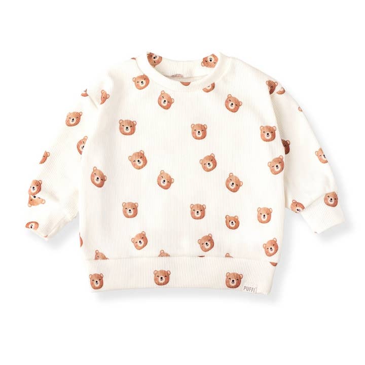 Geribd T-shirt voor Kinderen – Teddyberen voor wholesale door PUFFI
