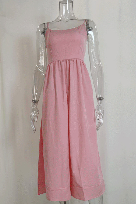 HIDDENBRAND - Wholesale Dress - Women's - Marine Life print spaghetti strap sundress8