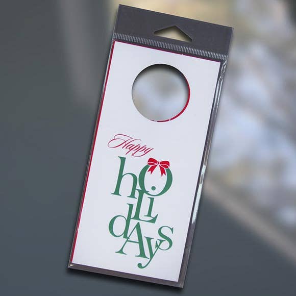 Helligdage stablet vinflaske Tag - Sæt Med 3 for engroshandel hos Sky of Blue Cards