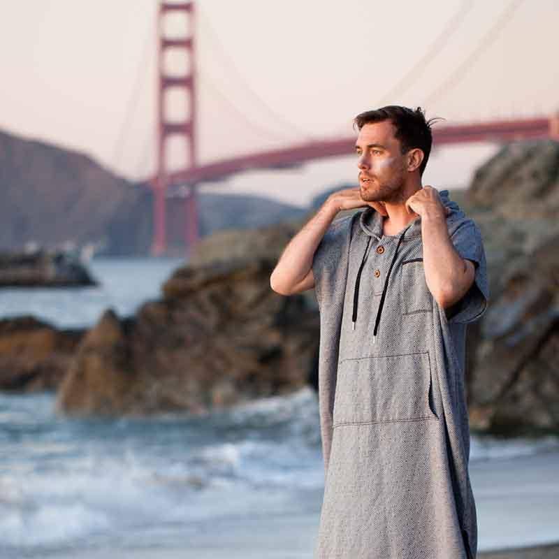 West Path - Vente Peignoir – unisexe - Poncho de changement et serviette pour surf5