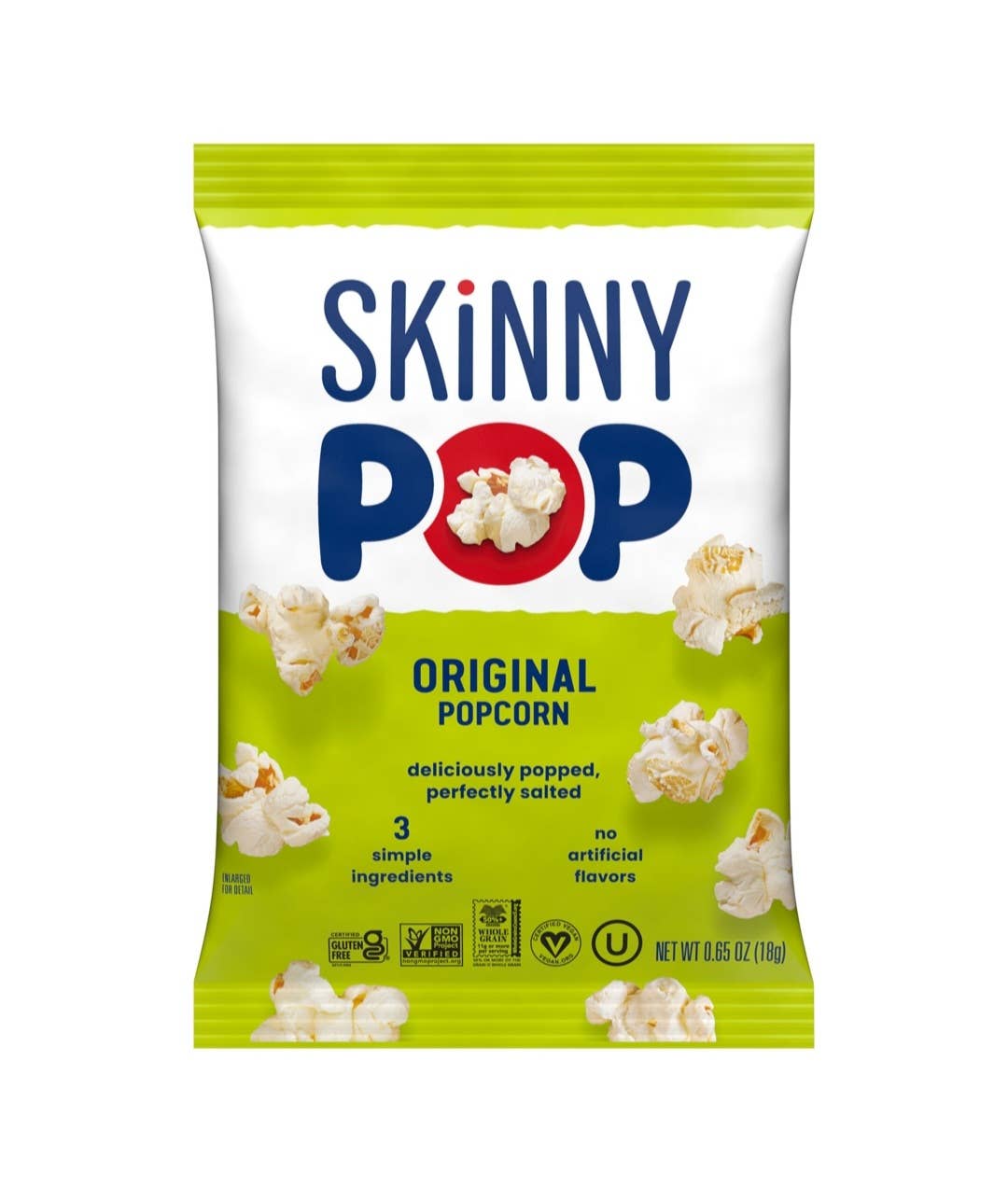 Majestic Wholesale - Wholesale Popcorn - SkinnyPop Original Popcorn – 0.65oz Snack Bags, 28-Pack1
