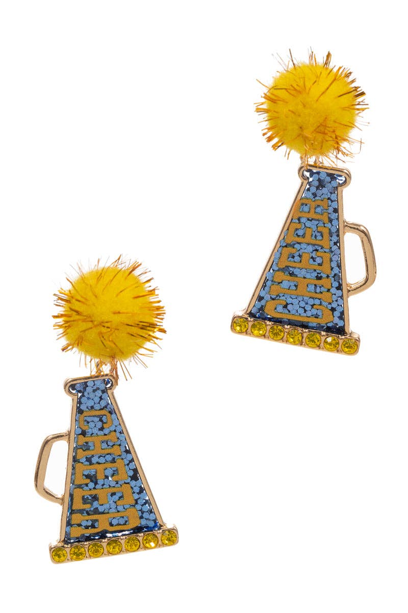 Designature New York – Großhandel Ohrstecker – Spieltag Jubel Megafon Acryl Ohrstecker2