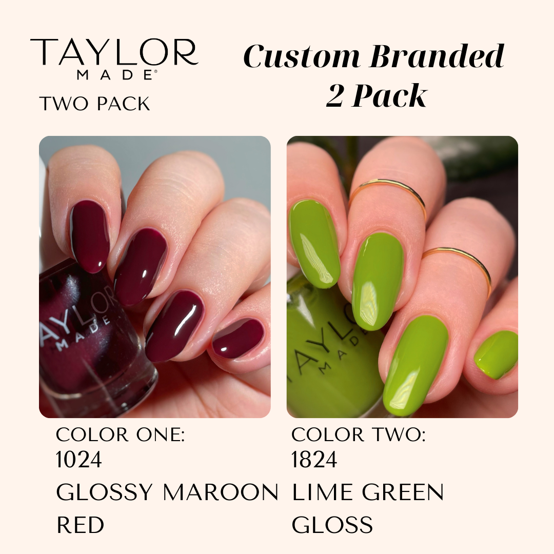 Taylor Made Polish – wholesale Nail polish – Custom Nail Polish: 2 Pack Long-wearing + Vegan + Non-toxic159