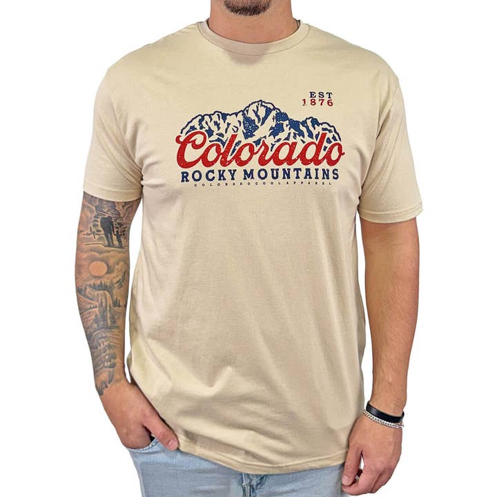 Heritage T-Shirt - Cream for wholesale by ColoradoCool Apparel