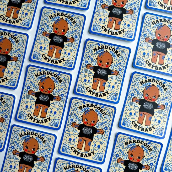 Ren-O-Graphics – wholesale Klistermärke – HÅRDCORE GRÅTBEBIS KLISTERMÄRKE3