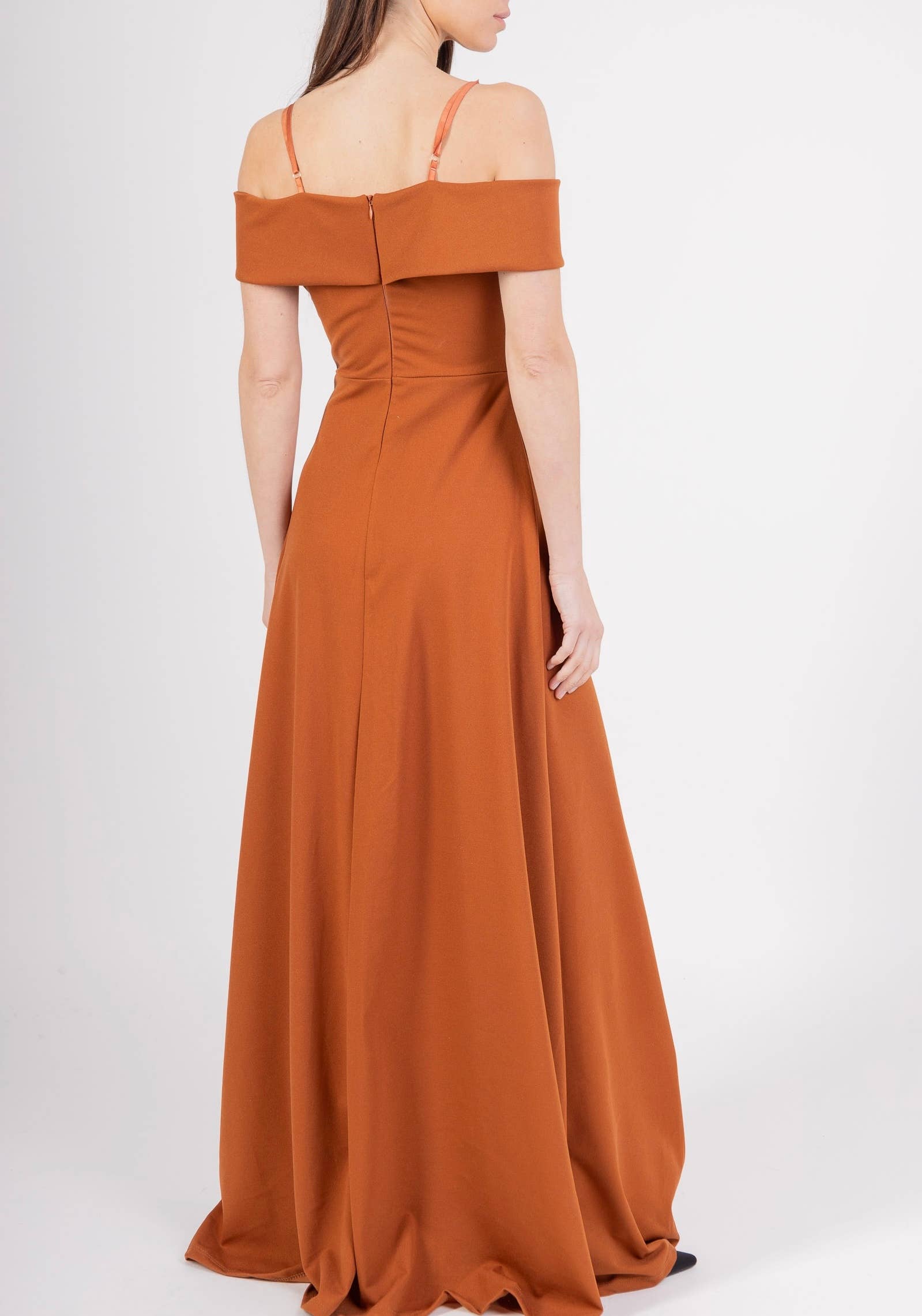 Alice'Desir - Wholesale Gown - Women's - 8892 A-line dress with boat neckline17