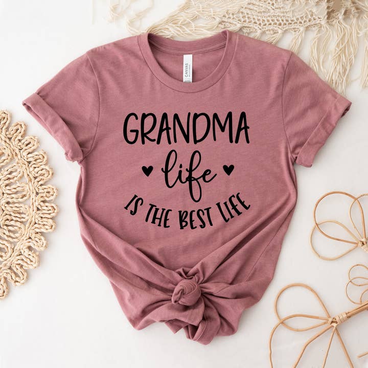 Grandma Life Is The Best Life T-shirt for wholesale by VibeClothing
