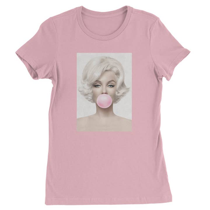 Marilyn Monroe Pink Bubble Gum Womens T-shirt and other Purchase Wholesale bubble shirts. Free Returns & Net 60 Terms on Faire trending on Faire.