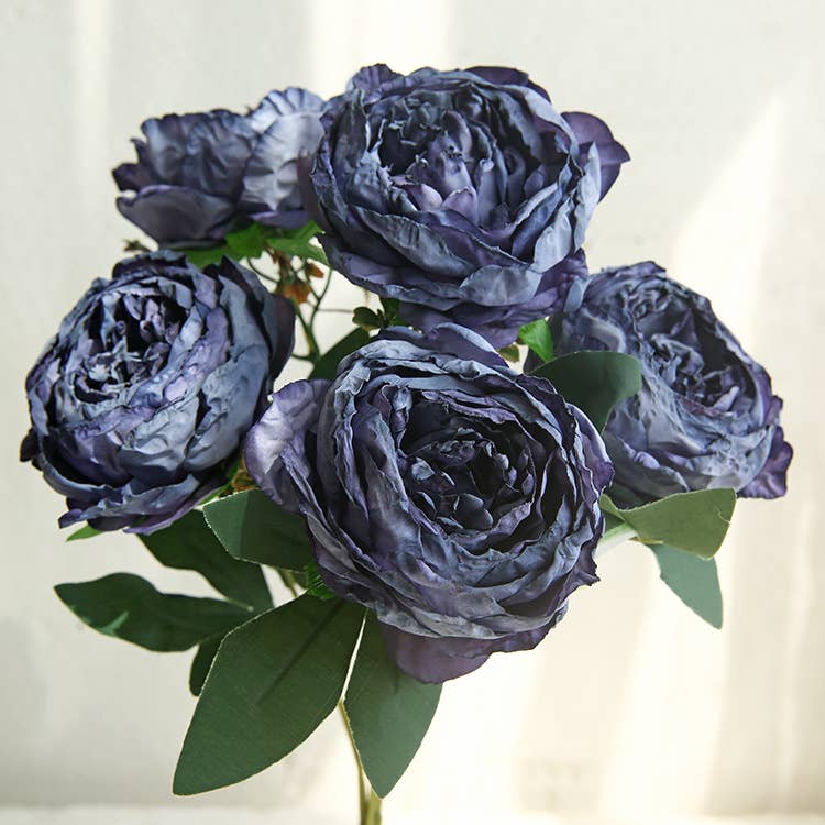 ACNITE(We cover U.S. import duties) - Wholesale Artificial flowers - Silk Peony Flowers bouquet for home decoration vase filler7