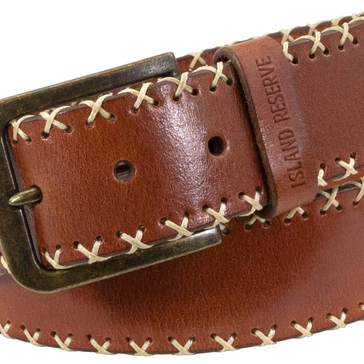 Ceinture en cuir Island Reserve Fernando pour la vente par Margaritaville