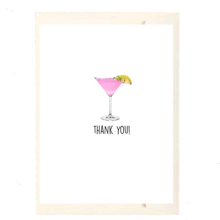 Thank You Cocktail for wholesale by Paperlove Boutique