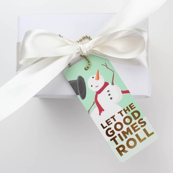 Inklings Paperie - Wholesale Gift Tag - Holiday Gift Tag - Snowman1