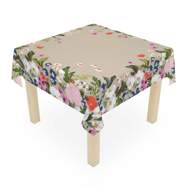 Veranda Square Tablecloth for wholesale by Britt Mills Design