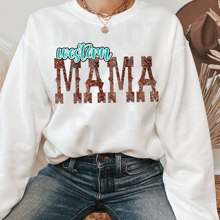 Western Tooled Mama pour la vente par Psalms & Grace Design Co.