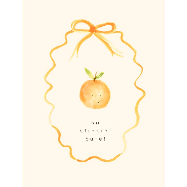 Sweet Julie Marie - Wholesale Baby Card - Cutie Baby Stinkin' Cute Card Congratulations1