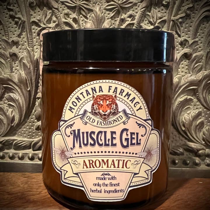 Muscle Gel Rub from Montana Farmacy Old Fashioned Aromatic for wholesale by Montana Farmacy