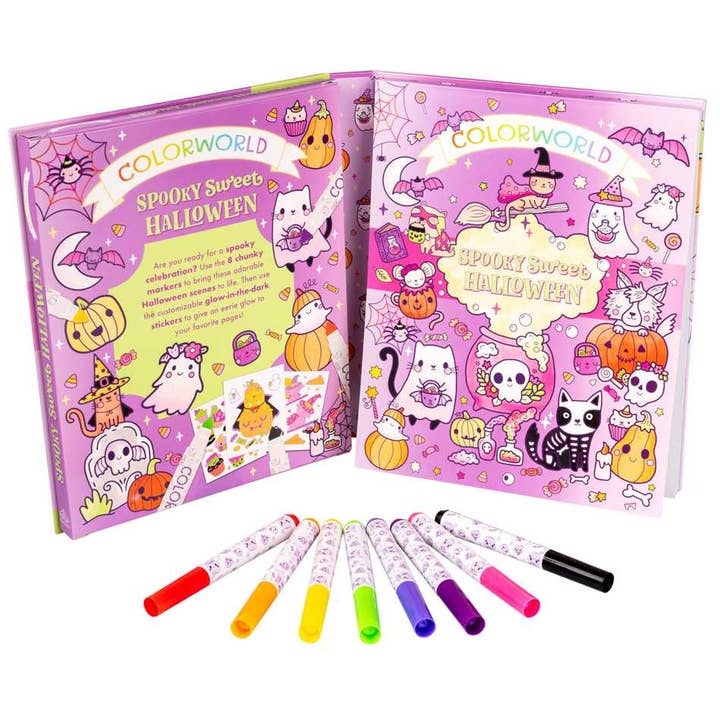 Simon & Schuster - Wholesale Coloring & Activity Book - Kids & Baby - ColorWorld: Spooky Sweet Halloween by2
