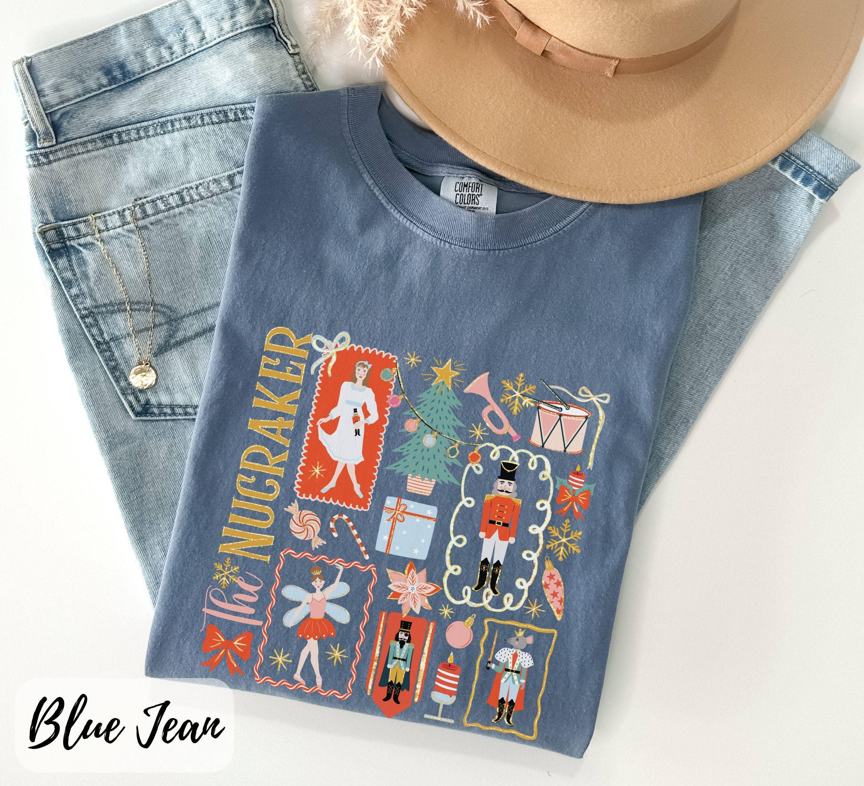 Glaime - Wholesale T-Shirt (Graphic) - Women's - Nutcracker Christmas Comfort Colors Shirt, Xmas Sweatshirt1