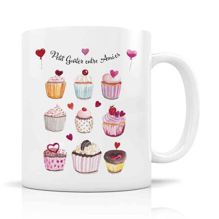 Tazza in ceramica da 350 ml - Piccola merenda con gli amici per la vendita all'ingrosso da parte di Maison Royal Garden