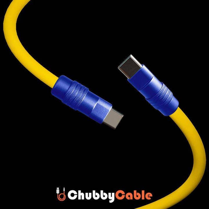 Yellow Blue Minions Chubby - Specially Customized ChubbyCable for wholesale on Faire2
