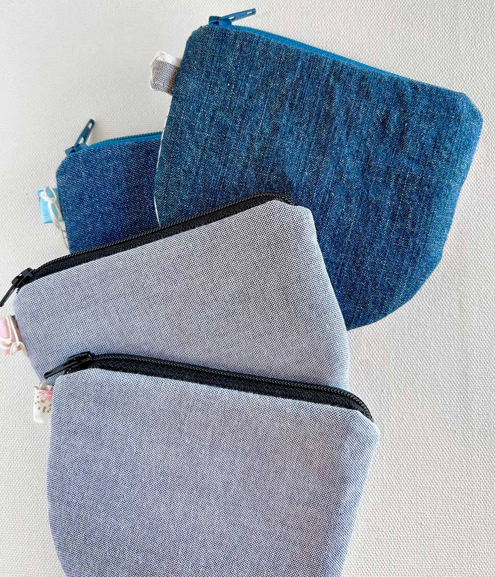 edeenut - Wholesale Coin Purse - Women's - Eco fabric scrap Mix. ROUND ZIPPER BAG Coin Purse Wallet7