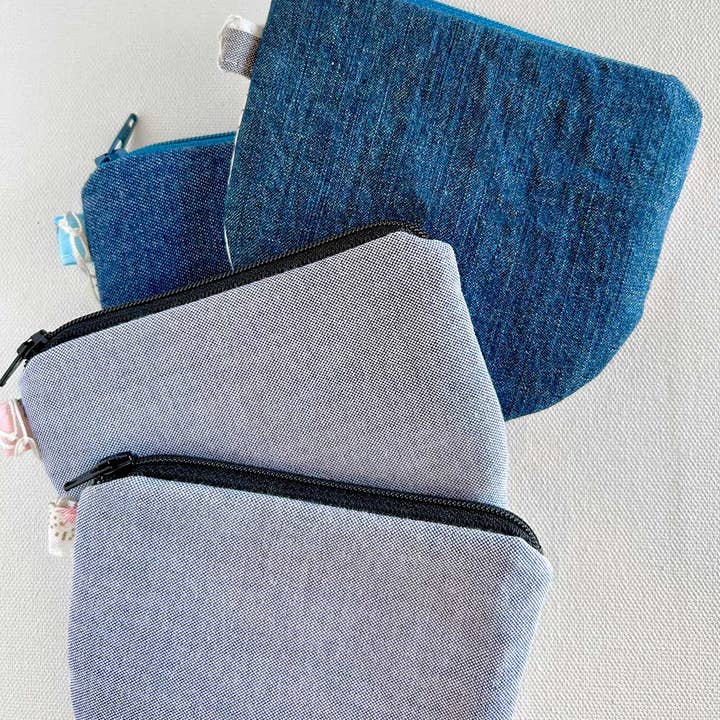 edeenut - Wholesale Coin Purse - Women's - Eco fabric scrap Mix. ROUND ZIPPER BAG Coin Purse Wallet7