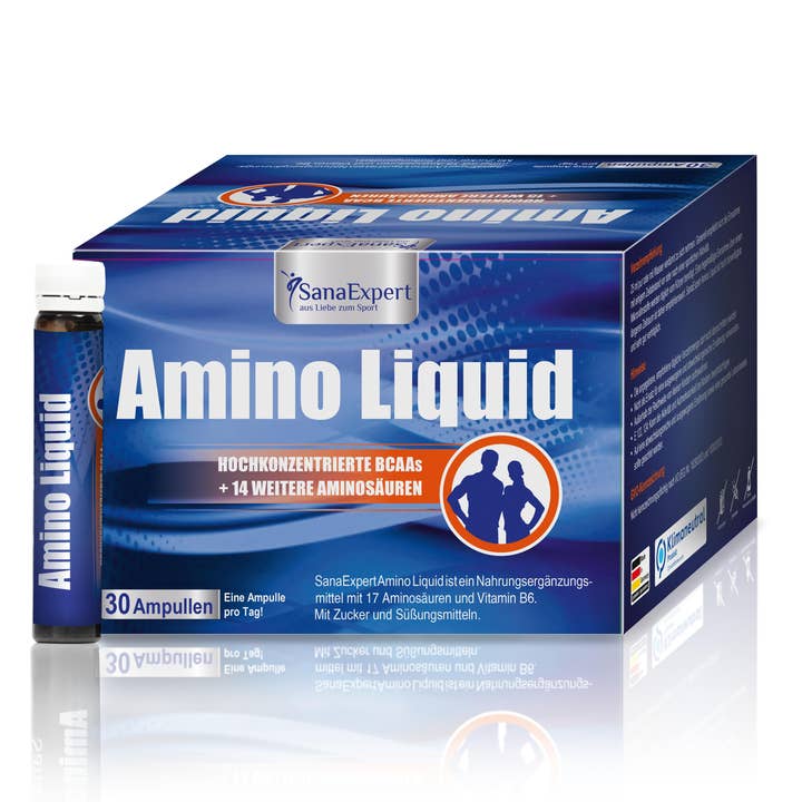 SanaExpert Amino Liquido, Trinkampullen, 25 ml, 30 pezzi per la vendita all'ingrosso da parte di SanaExpert GmbH