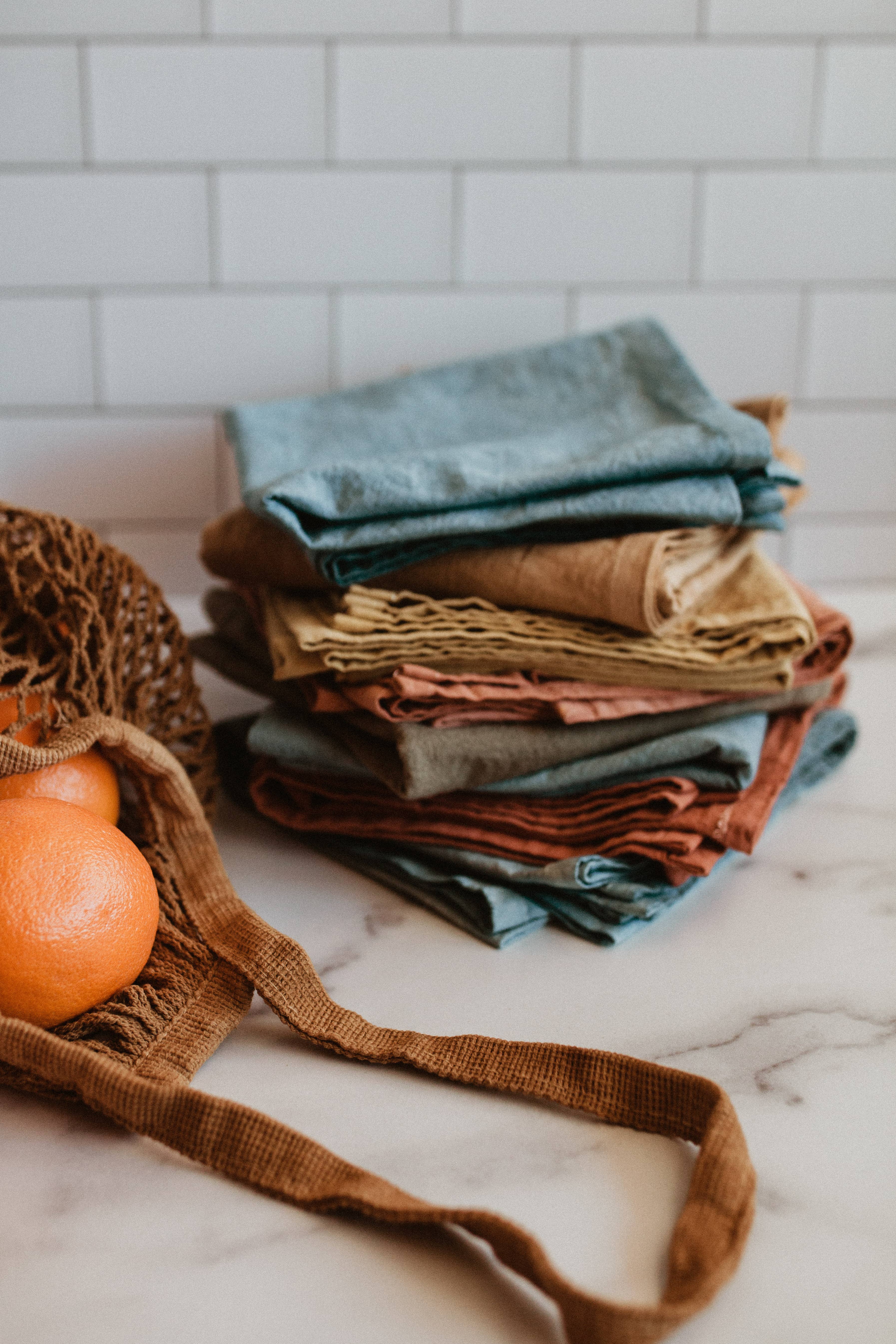 Eloise et moi - Wholesale Tea Towel - Hand dyed Organic cotton Kitchen Towel9