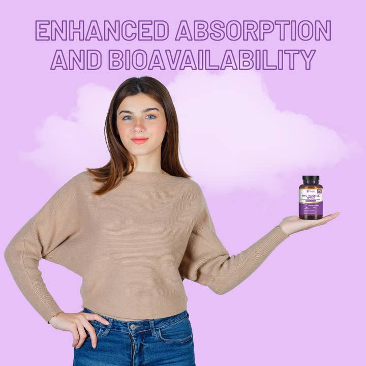 Prowise Healthcare - Wholesale Oral Supplement/Vitamin - Myo-Inositol Complex 120 Vegan Tablets 7000mg4