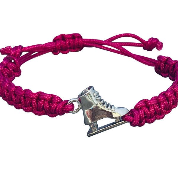 Sportybella - Wholesale Woven/Braided Bracelet - Skating Adjustable Rope Bracelet - Pick Color