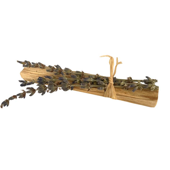 VIE - Wholesale Smudge Stick - Mini Smudge Cluster, Palo Santo with Lavender 4"