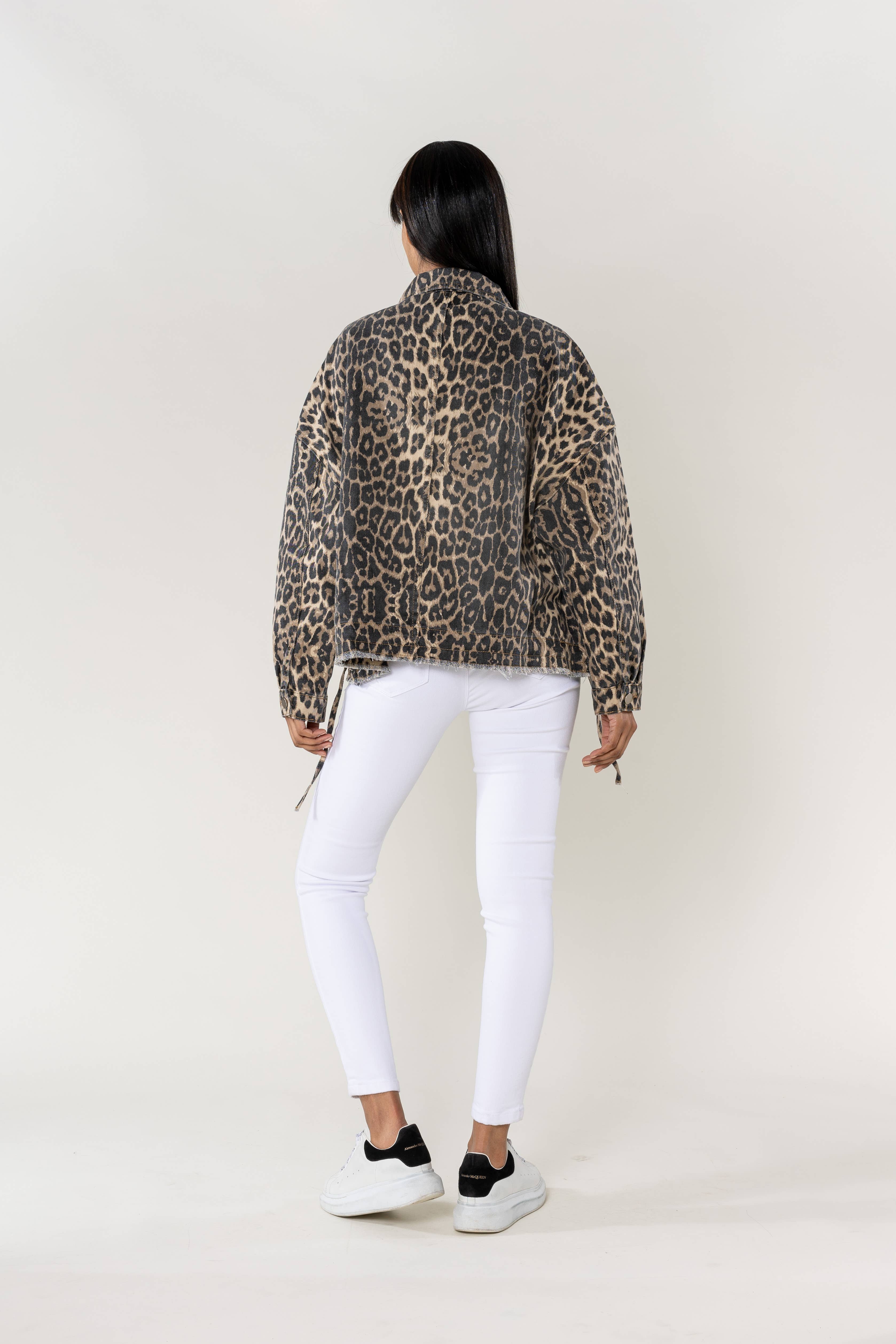 Nina Carter – Casaco de ganga - Mulher por atacado – Casaco de ganga oversized Nina Carter bolsos grandes S56251