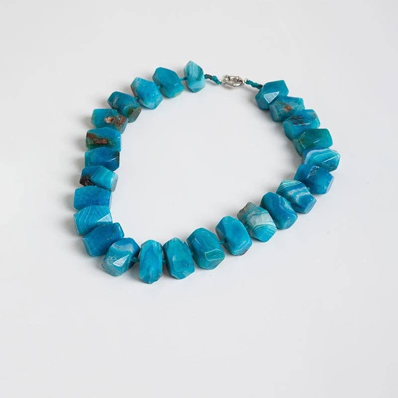 ACUS - Wholesale Choker/Collar - Occeanis Collar Leh Dark Blue - Imperfections0