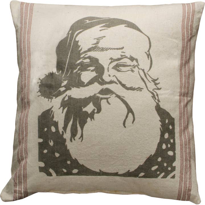 Santa Face Pillow for wholesale by Primitives by Kathy