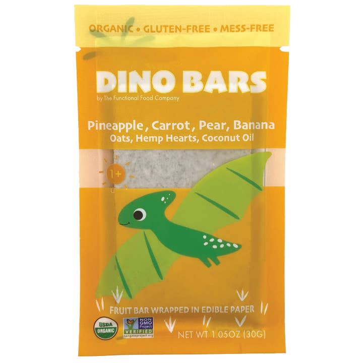 Pineapple Carrot Bar | 5 Pack for wholesale by DINO BARS