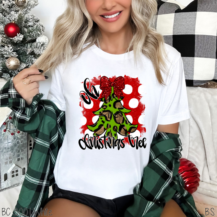Bama Screens - Wholesale Sublimation Transfer - Red Dot Oh Christmas Tree #BS62075