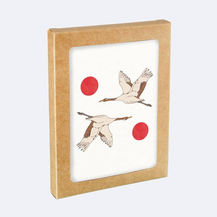 Crane Greeting Card Set for wholesale by Brooke Finally