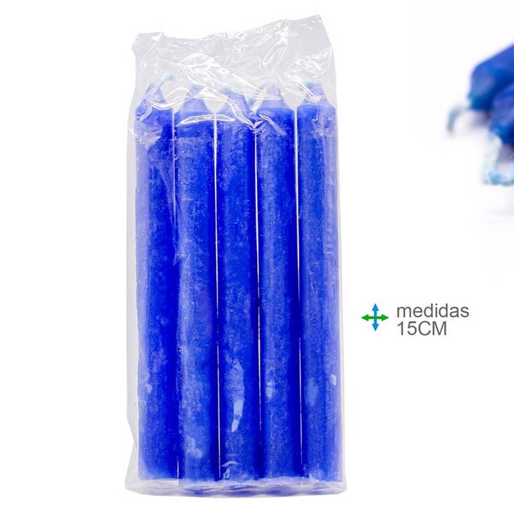 Blue Ritual Candle 15cm (15 units) for wholesale by Esoterica Arte