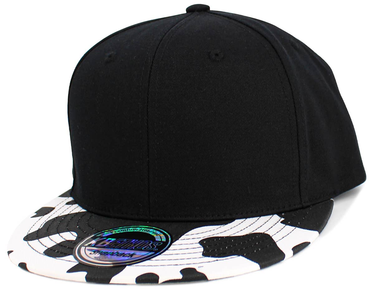 BLK Snapback met koeienprint en rand voor groothandel op Faire1