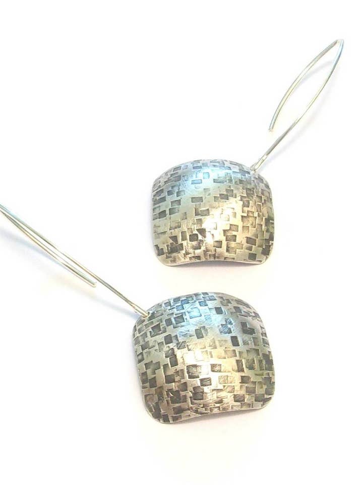 Alcobaça Ethnic Oorbellen Sterling Zilver voor wholesale door Andréa Chereau