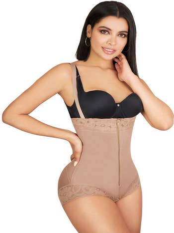Jackie London Panty Body Shaper With Wide Sraps –