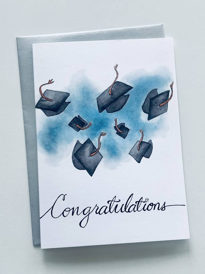 Graduation Card for wholesale by Emilia Rose Artwork LLC