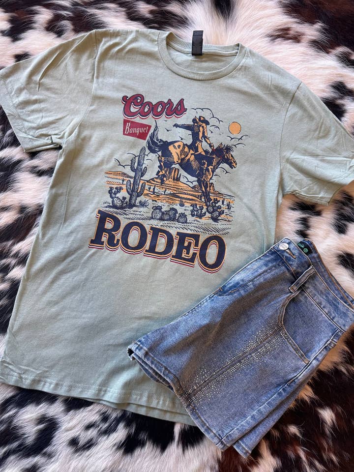 Coors Rodeo Tee for wholesale by Twisted Iron Wholesale