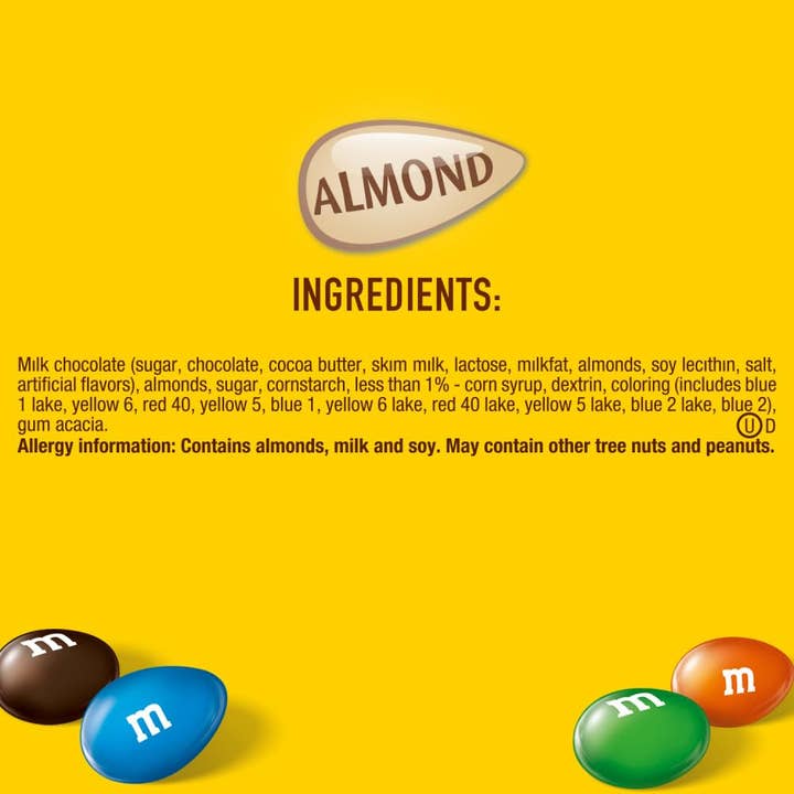 Horizon Top Market - Wholesale Chocolate - M&M'S Almond Chocolate Candy Sharing Size 2.83-Ounce x 18