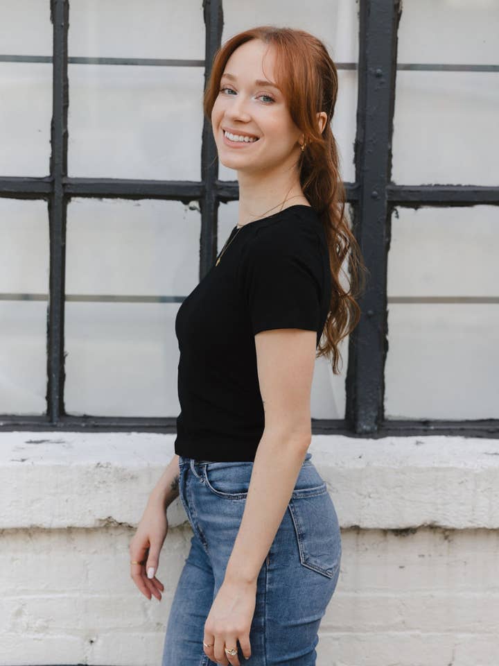 ELIETIAN – wholesale Knit top – Women's – Short Sleeve Waist Length Top47