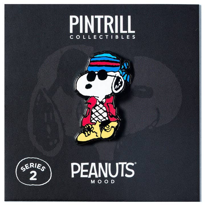 PINTRILL - Wholesale Lapel Pin/Button - PEANUTS Mood - Joe Grunge Pin