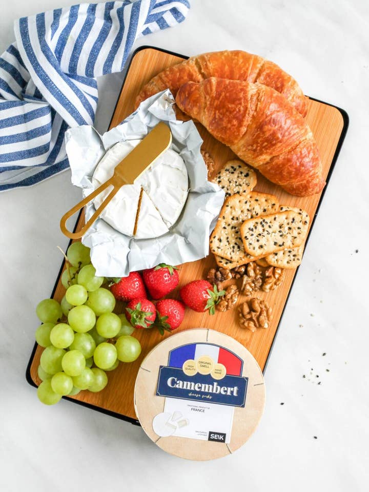 Beige Camembert Cheese Socks (women size 35 - 40) for wholesale on Faire1