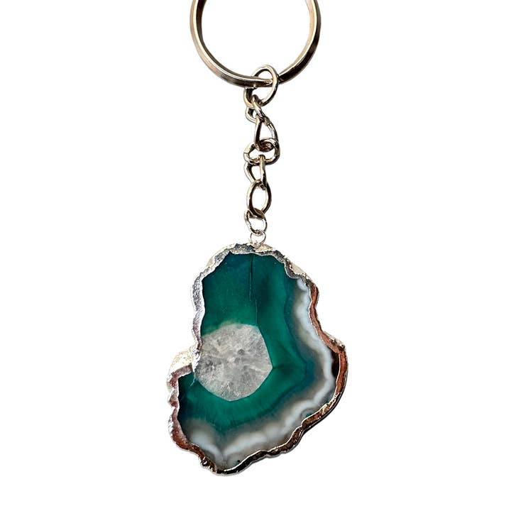 VIE - Wholesale Keychain – Women's - Agate Slice Keychain10