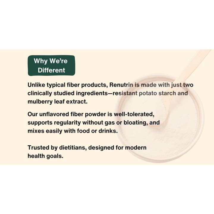 Renutrin - Wholesale Oral Supplement/Vitamin - Prebiotic Fiber Supplement for Gut and Metabolic Health8